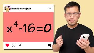 Solving x^4-16=0