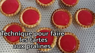 Tartelettes aux pralines.