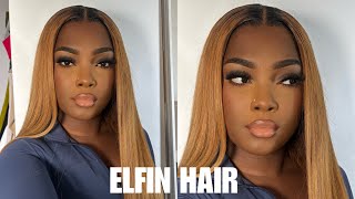 TUTO : Coloration Blonde pour peaux noires 💇🏾‍♀️ | GLULESS WIG | ELFIN HAIR