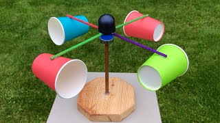 Science Project for Kids | How to Make an Anemometer at Home