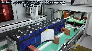 prismatic battery module pack assembly line for ev/ess
