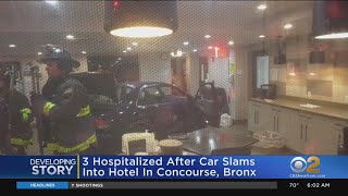 Woman Crashes Car Into Bronx Homeless Hotel