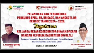 Pelantikan dan Pengukuhan Pengurus BPHU, BR, BRIGADE, DAN ANGGOTA BR 2024-2029