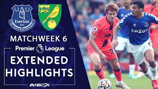 Everton v. Norwich City | PREMIER LEAGUE HIGHLIGHTS | 9/25/2021 | NBC Sports