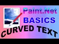 How to make Curved Text in Paint.Net