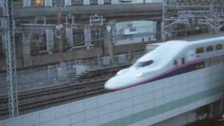 上越新幹線「Thank you!Max!SAYONARA E4 LAST RUN 2021」Maxたにがわ412号東京行きE4系2412Cが終点のJR東京駅へと走行！