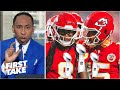 FIRST TAKE | Patrick Mahomes is the GOAT! - Stephen A. claims Chiefs + DeAndre Hopkins = Three-peat