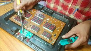 AJANTA DC 017 DIGITAL CLOCK * 2 NUMBER'S REPAIR