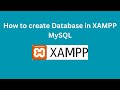 MySQL Tutorial for Beginners | How to create database and add table in XAMPP using MYSQL || Bangla