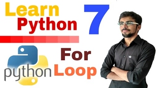 Learn python programming - 7 | For loop | Example | (Eng-Hindi)