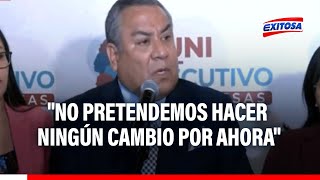 🔴🔵Premier Adrianzén respalda a titular del Midis y descarta cambios en el gabinete ministerial