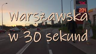 Białystok. Warszawska w 30 sekund. 4K