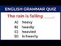 Mixed English Grammar Quiz: CAN YOU SCORE 35/35? #challenge 108