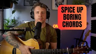 Make Boring Guitar Chords Sound Incredible with Passing Notes & Embellishments