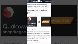 Snapdragon 695 VS Helio G99😱|#shorts #short #viralshorts #viralshort #youtubeshorts #youtubeshort