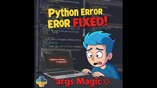 🎉 Title: Python Function Error Solved! | TypeError Fixed with *args 💡