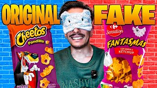 FAKE vs ORIGINAL FOOD WILL THEY FOOLED ME? BLIND TEST! 🤯