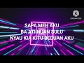 SEMADI NADAI ~BARRY PRESLEY (KARAOKE)