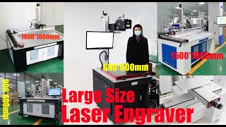 2D 3D Large Working Area Laser Engraving Machine | 900*600mm 1000*1000mm 1500*1000mm 600*600MM