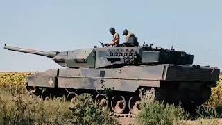 Ukraine - XX.09.2023. Ukrainian Leopard 2A6 Tank Fighting Somewhere In The Zaporizhzhia Sector.