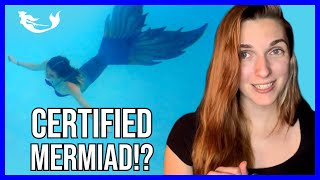 Getting My PADI Mermaid Certification w/ Siren Diving LLC | Siren Sapphire 🧜‍♀️