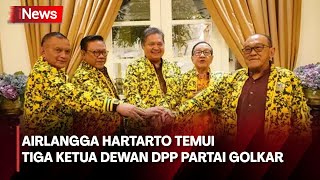 Airlangga Hartarto Temui Tiga Ketua Dewan DPP Partai Golkar