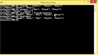 Ruby - 31 - Combining Arrays