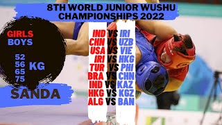 8th World junior wushu championships 2022|SANDA 1/16, 1/32