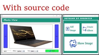 Photo album project in Java with source code | photo gallery project | photo save in database