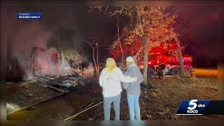 Family reeling after tornado destroyed home, fire destroys new home