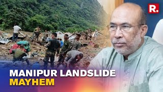 Manipur Landslide Death Toll Rises To 81; CM Biren Singh Asserts Rescue Operations Underway