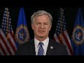 Director Wray Public Service Announcement on Frauds and Scams