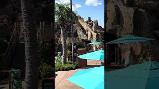 DISNEY POLYNESIAN RESORT SPLASH PAD AND POOL  #travel #disney #waterfall