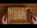 Labcosi Large Wicker Basket, Water Hyacinth Baskets Review, Hand Woven Water Hyacinth Baskets