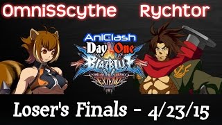 AniClash Day One: BBCP: Extend - Loser's Finals - OmniSScythe (Makoto) vs Rychtor (Bang)