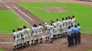 2017.07.26/報徳学園2x-1市西宮/報徳サヨナラ勝利の瞬間＆校歌演奏