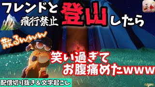 【Sky】11日㊗️山の日に登山したら暴風域で起きていい笑いじゃなかったw散るwwwww【配信切り抜き＆文字起こし】