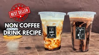 2 BEST SELLER NON COFFEE DRINK RECIPE| HOW TO MAKE CAFE STYLE MILK DRINK| TRENDING COFFEE BUSINESS