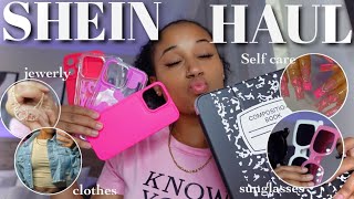 HUGE SHEIN SUMMER HAUL | jewerly, sunglasses, shoes, phone cases, clothes