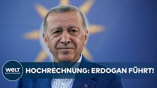 STICHWAHL IN DER TÜRKEI: ERDOGAN laut Hochrechnung in Führung | EILMELDUNG