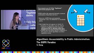 Algorithmic Accountability in Public Administration: The GDPR Paradox