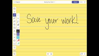 Saving Explain Everything Files