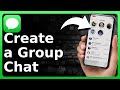 How To Create Group Chat On iPhone