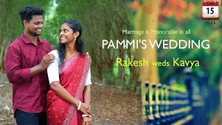 PAMMI'S Wedding || RAKESH weds KAVYA || 15-06-2024 AT 11 AM LIVE....