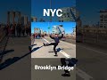 ニューヨークのブルックリンブリッジでカポエラしてきた🇺🇸🗽 shorts nyc capoeira