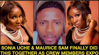 SONIA UCHE \u0026 MAURICE SAM DID THIS TOGETHER AS CREW MEMBERS EXPOSED#soniauche#mauricesam