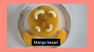 தித்திக்கும் மாம்பழ ஸ்விட்/Mango kesari in Tamil/how to make mango kesari/!மாம்பழ கேசரி