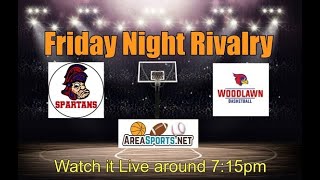 Boys HS BKB:  Woodlawn vs Waltonville