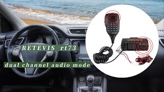 How to set the dual audio mode of RT73?