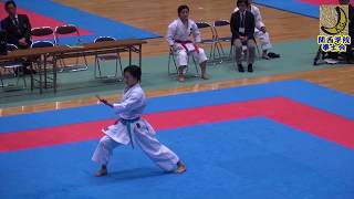 空手道2019 清水那月(同志社大学)パープーレン“Papuren”決勝戦第63回全日本学生空手道選手権大会